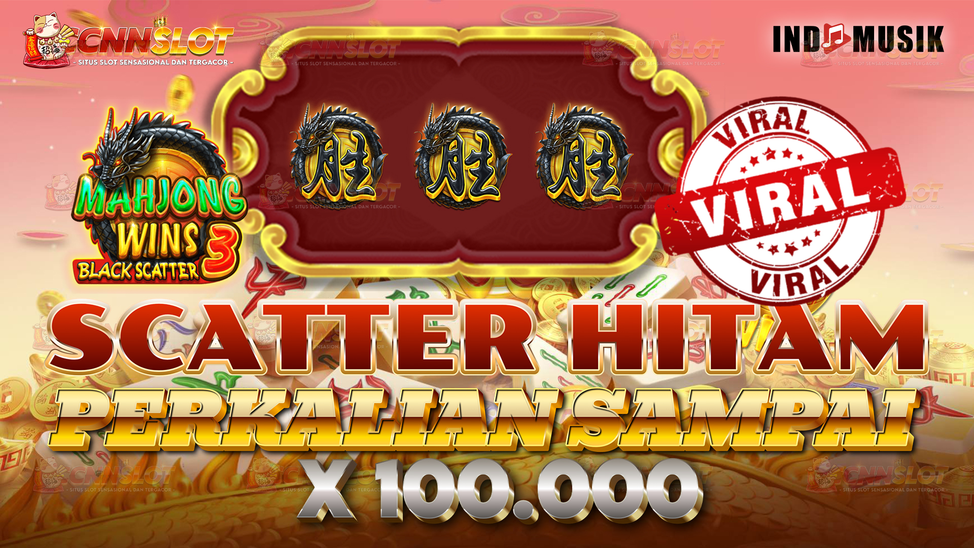 Kunci Jackpot: Scatter Hitam di Mahjong Wins 3 di CNNSlot!