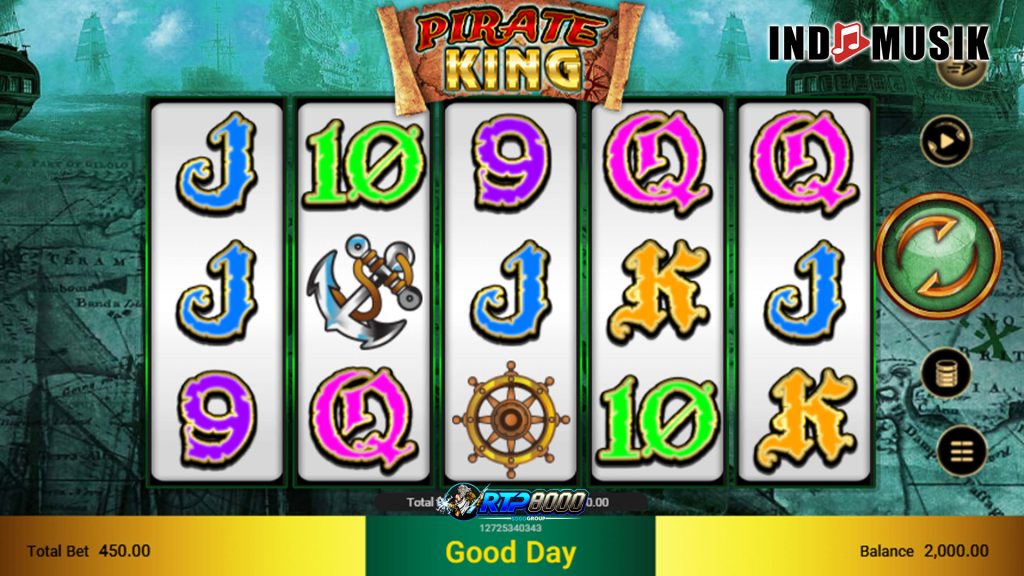 Pirate King: Fitur Wild & Scatter dengan Taruhan 400 Perak