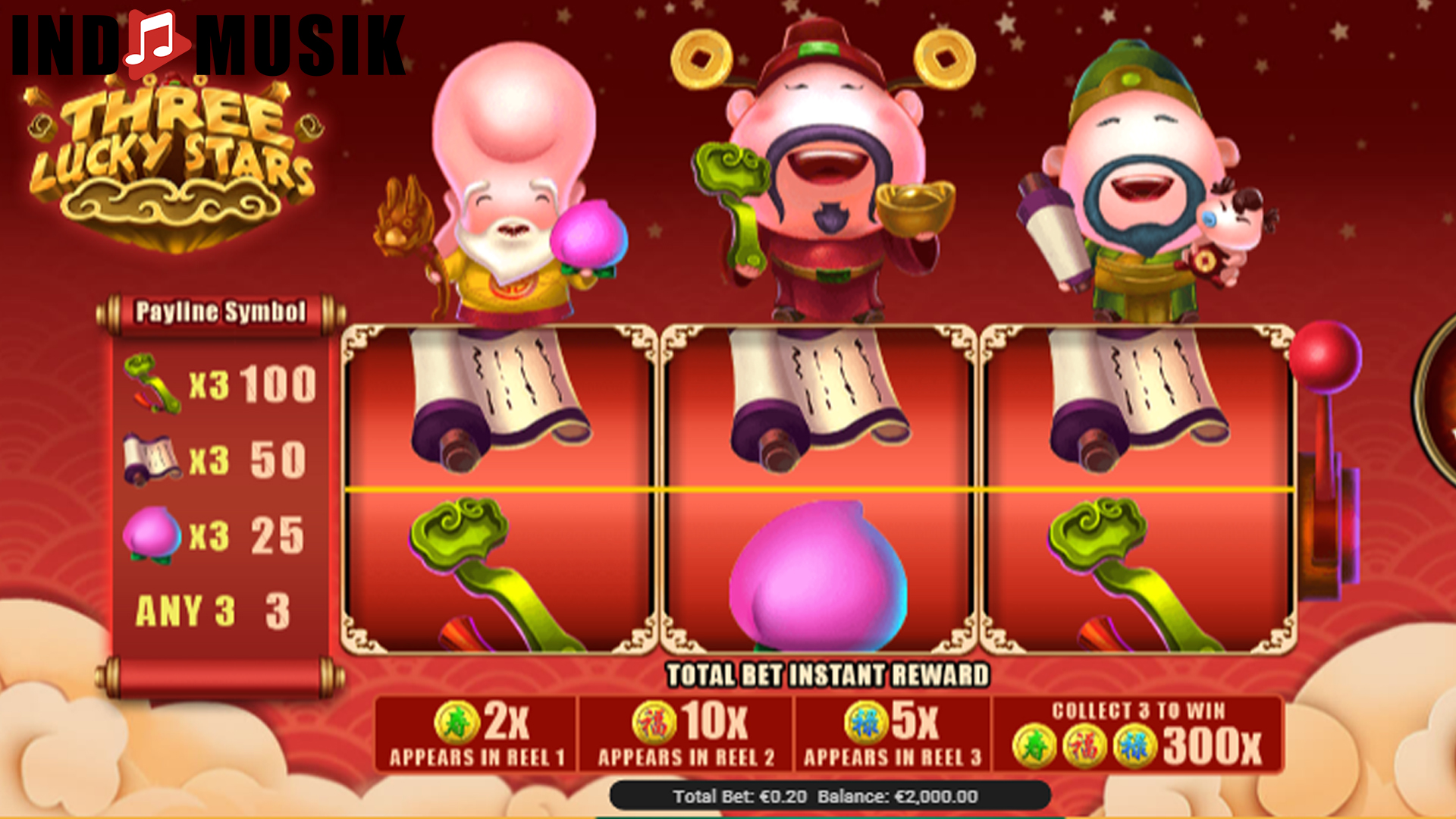 Dapatkan Jackpot Melimpah! Coba Slot Three Lucky Stars